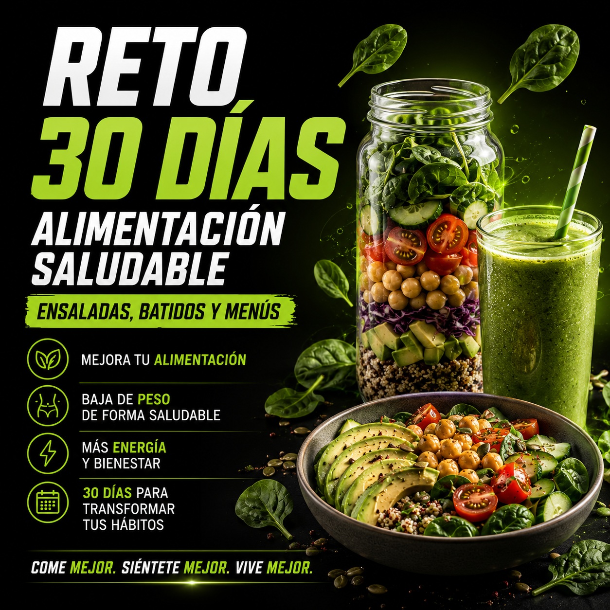 Reto 30 Días de Alimentación Saludable: Baja de Peso
