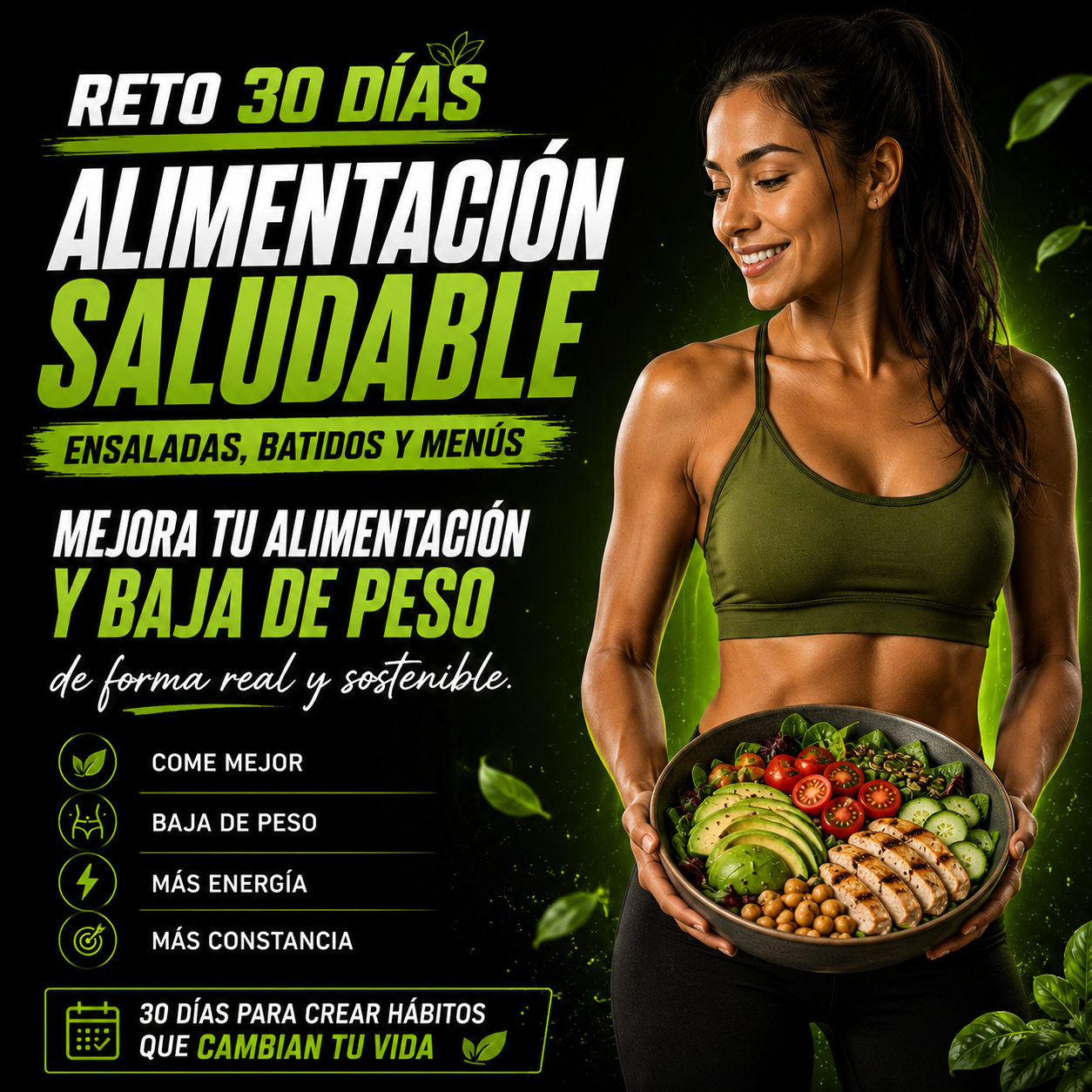 Reto 30 Días de Alimentación Saludable: Baja de Peso