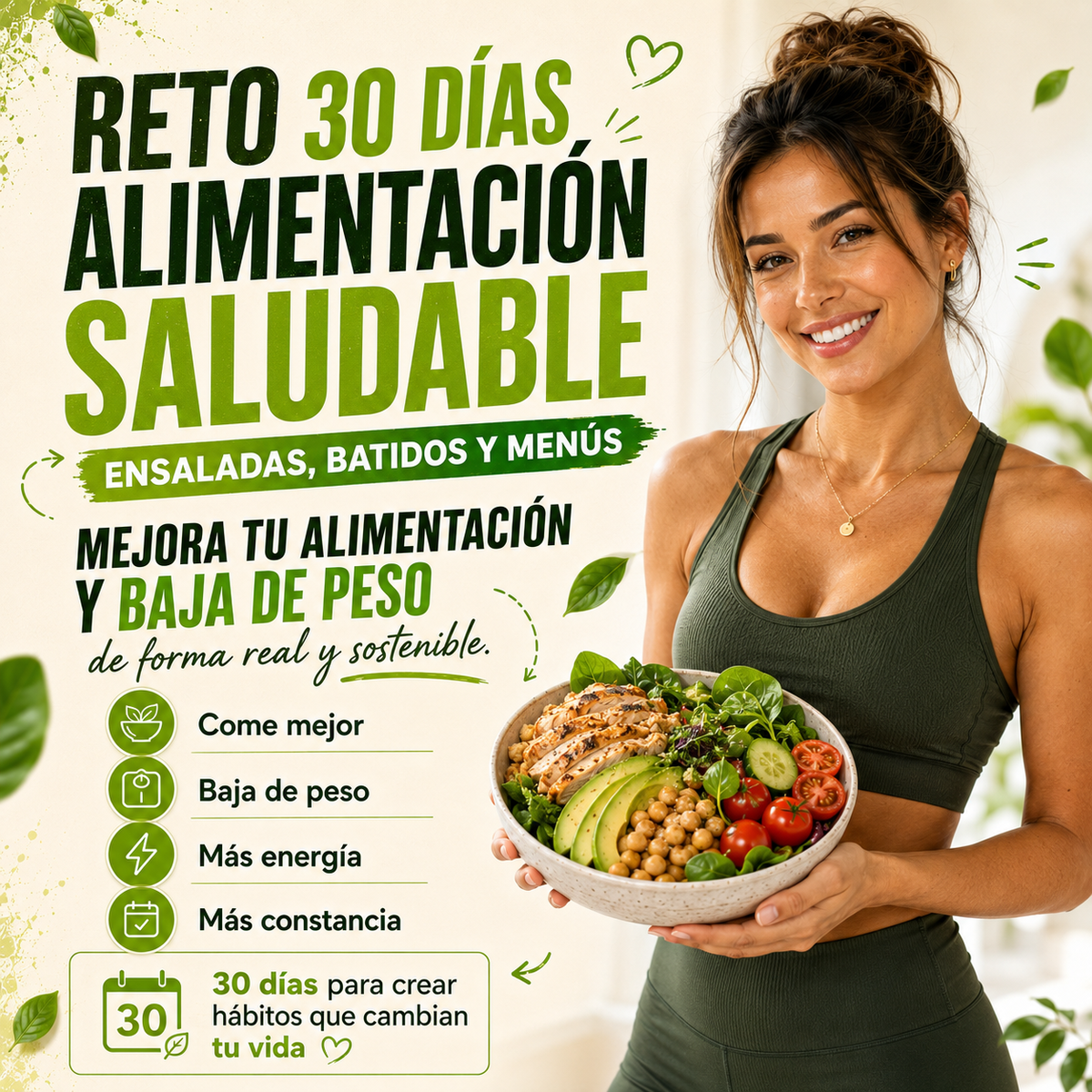 Reto 30 Días de Alimentación Saludable: Baja de Peso